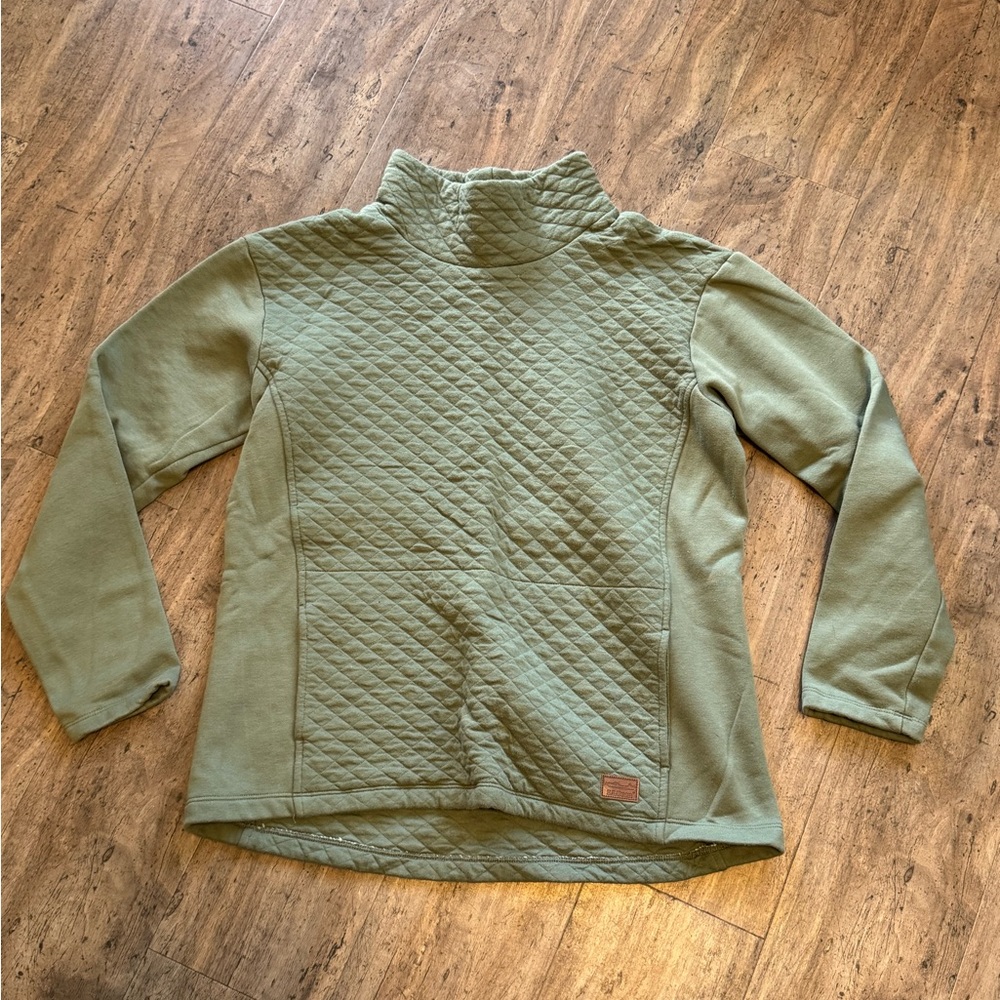 llbean green sweatshirt